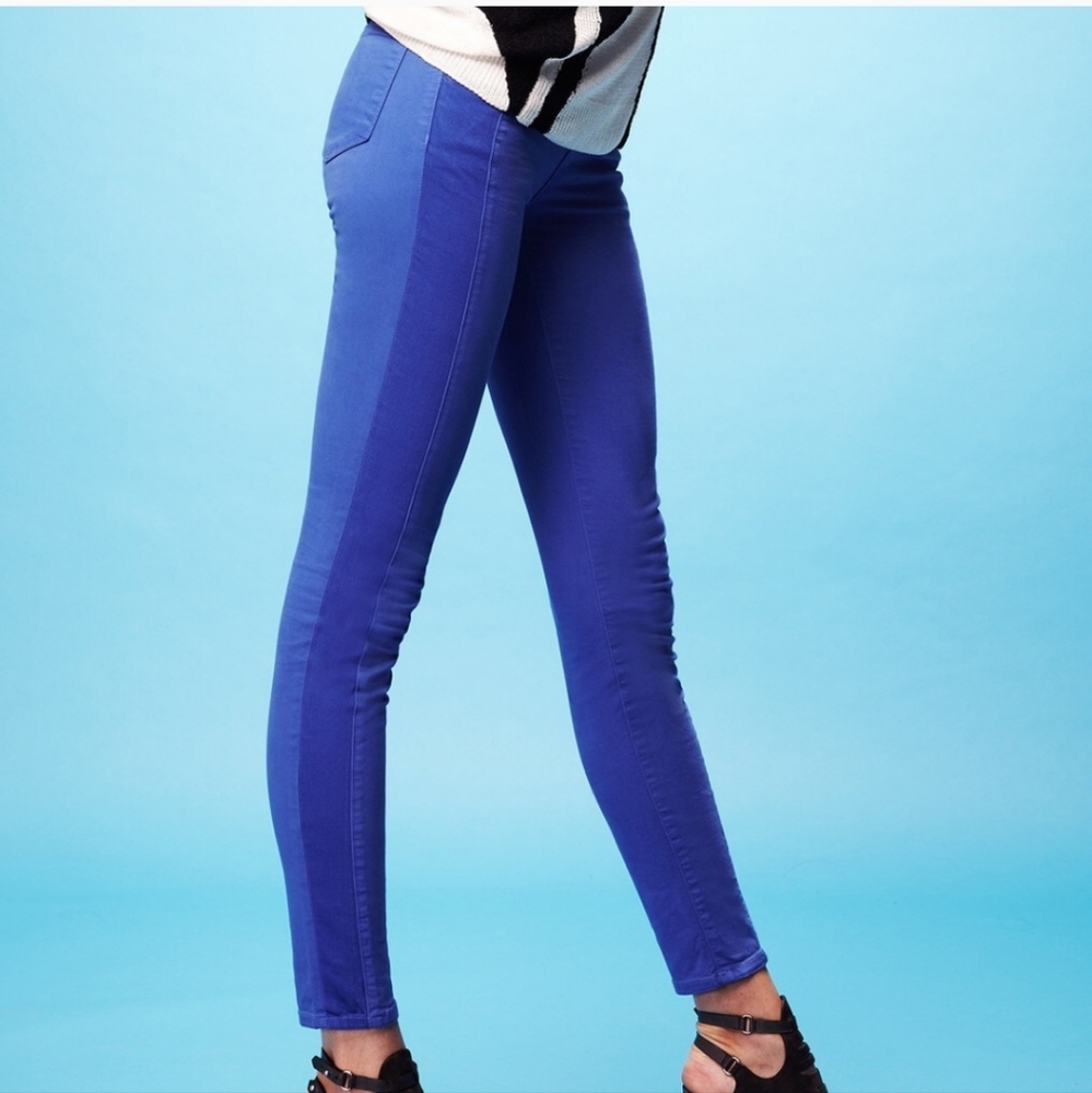 J Brand Kinsey Nightfall Tuxedo Stripe Skinny Jean size 30